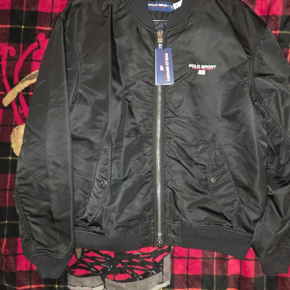 Polo by Ralph Lauren Black Bomber Jacket